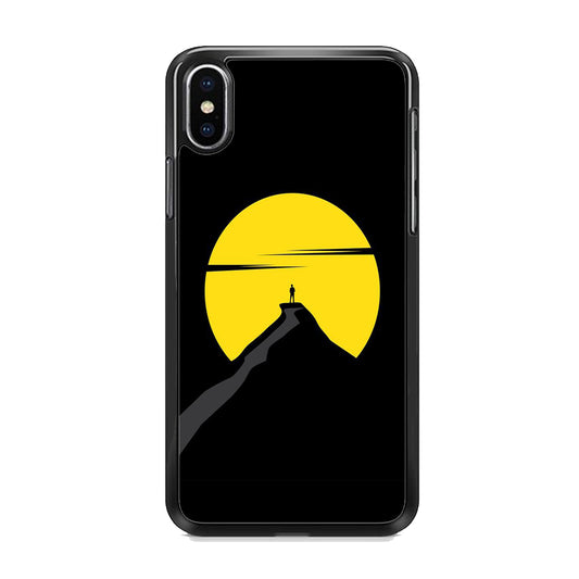 Man in the Night iPhone X Case