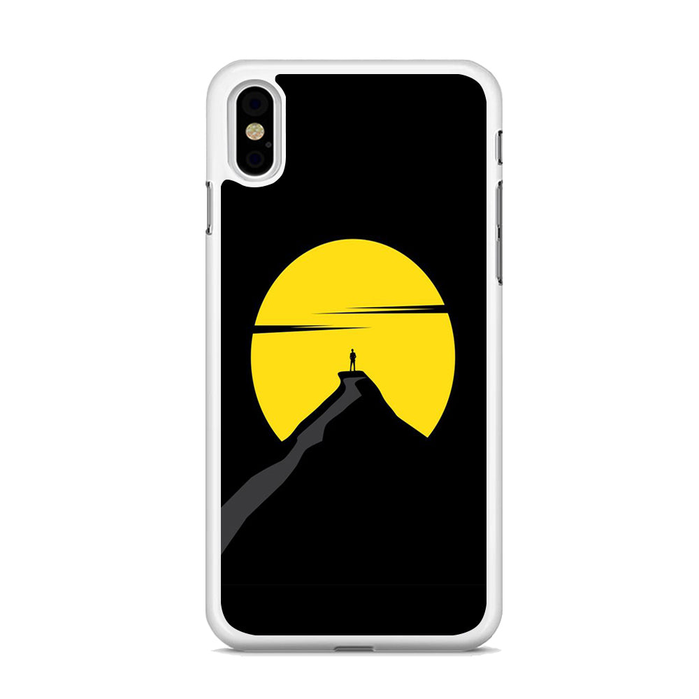 Man in the Night iPhone X Case