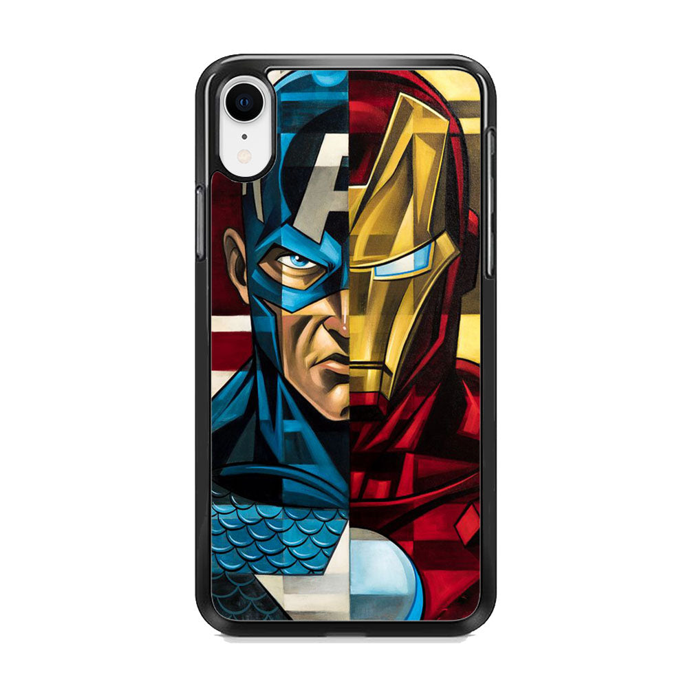 Marvel Iron Man Or Capt America iPhone XR Case