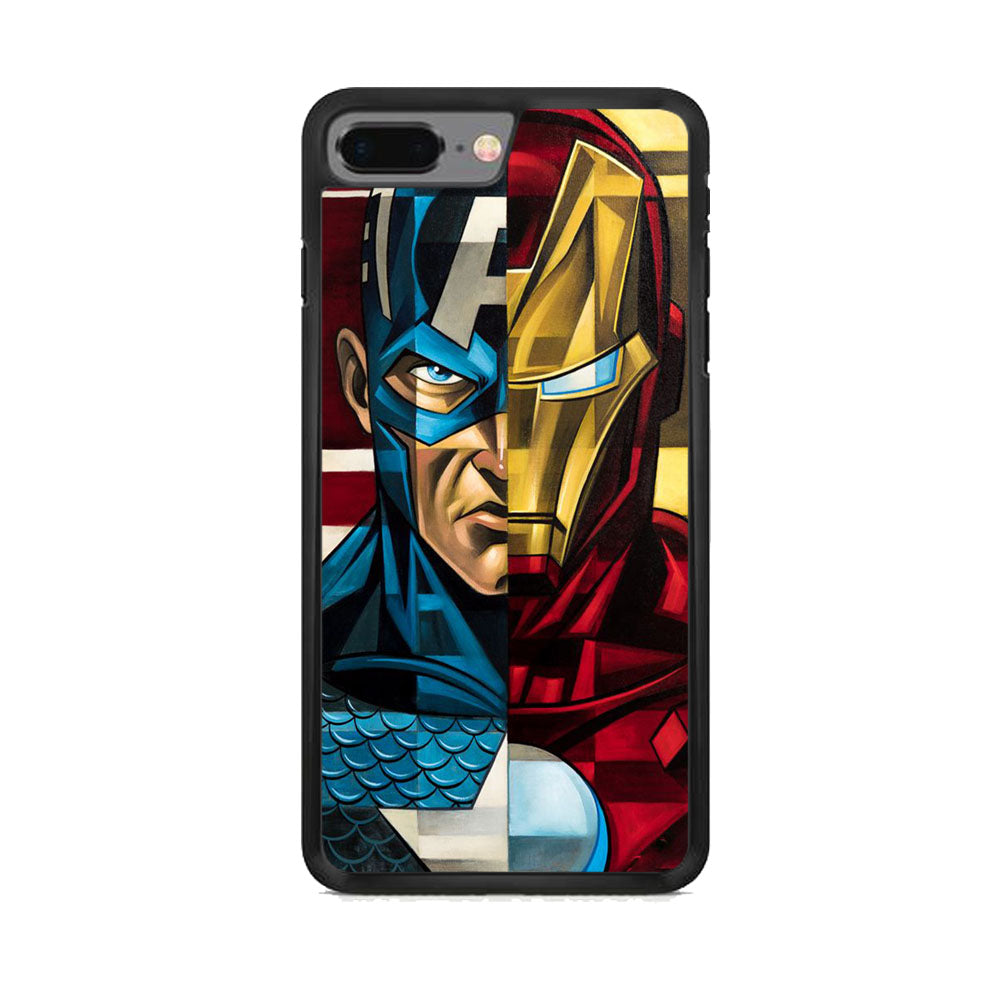 Marvel Iron Man Or Capt America iPhone 8 Plus Case