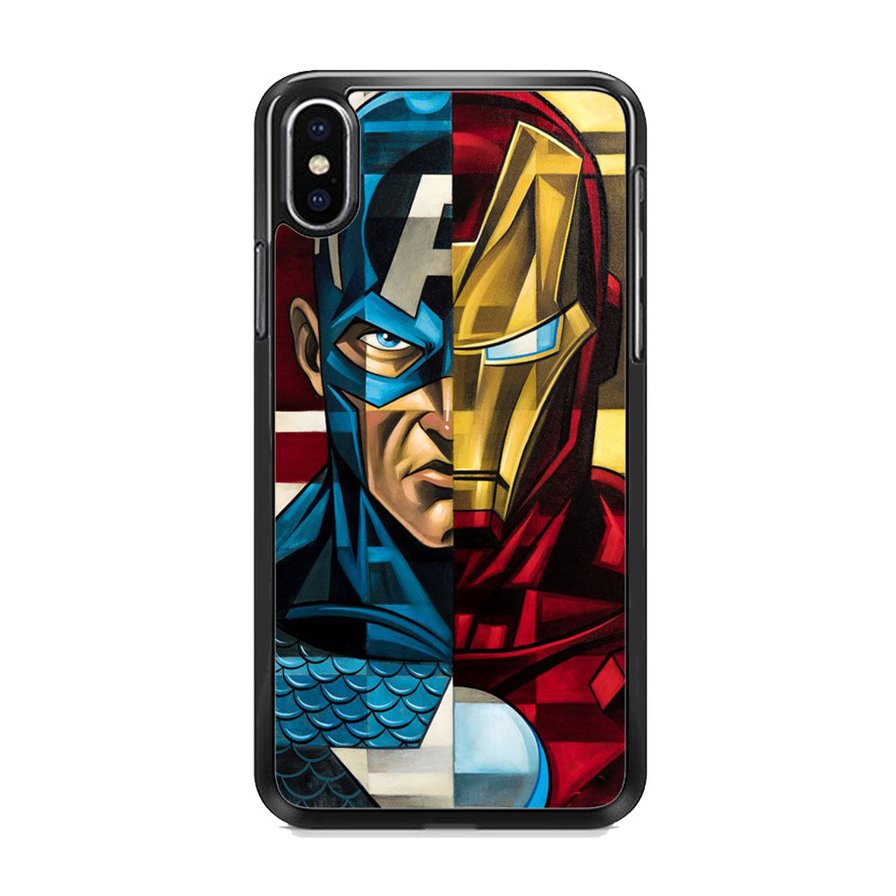 Marvel Iron Man Or Capt America iPhone Xs Max Case