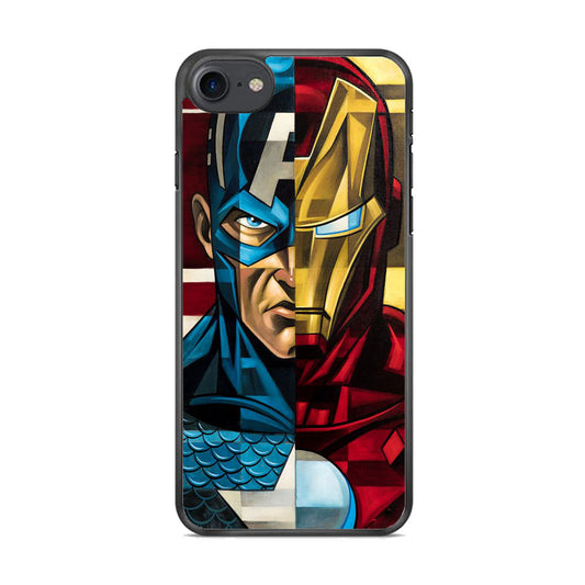 Marvel Iron Man Or Capt America iPhone 8 Case