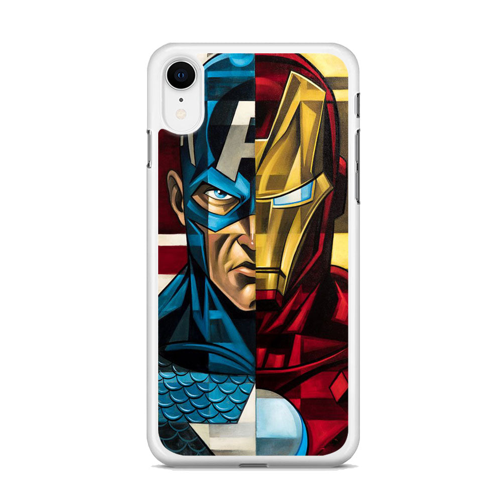 Marvel Iron Man Or Capt America iPhone XR Case