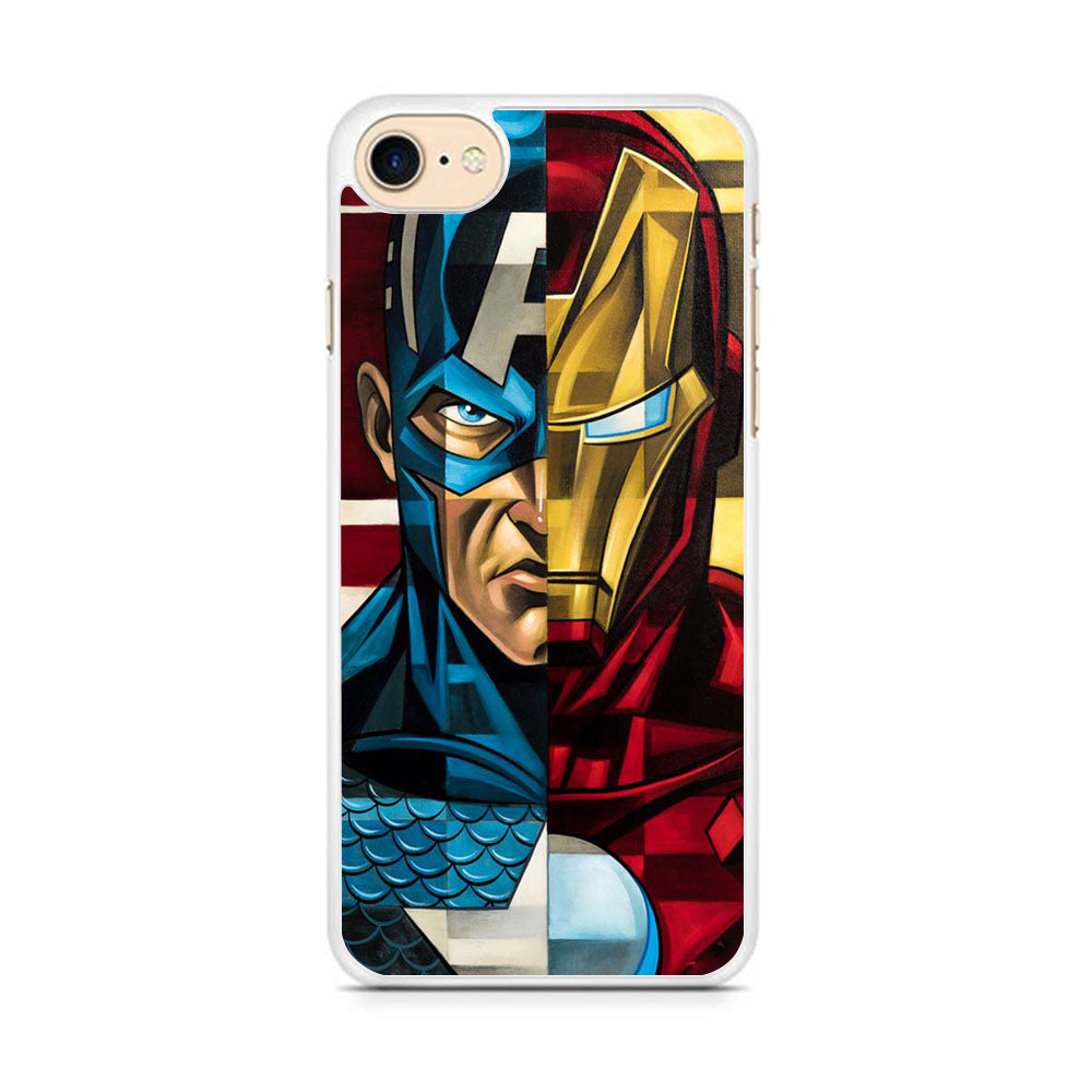 Marvel Iron Man Or Capt America iPhone 8 Case