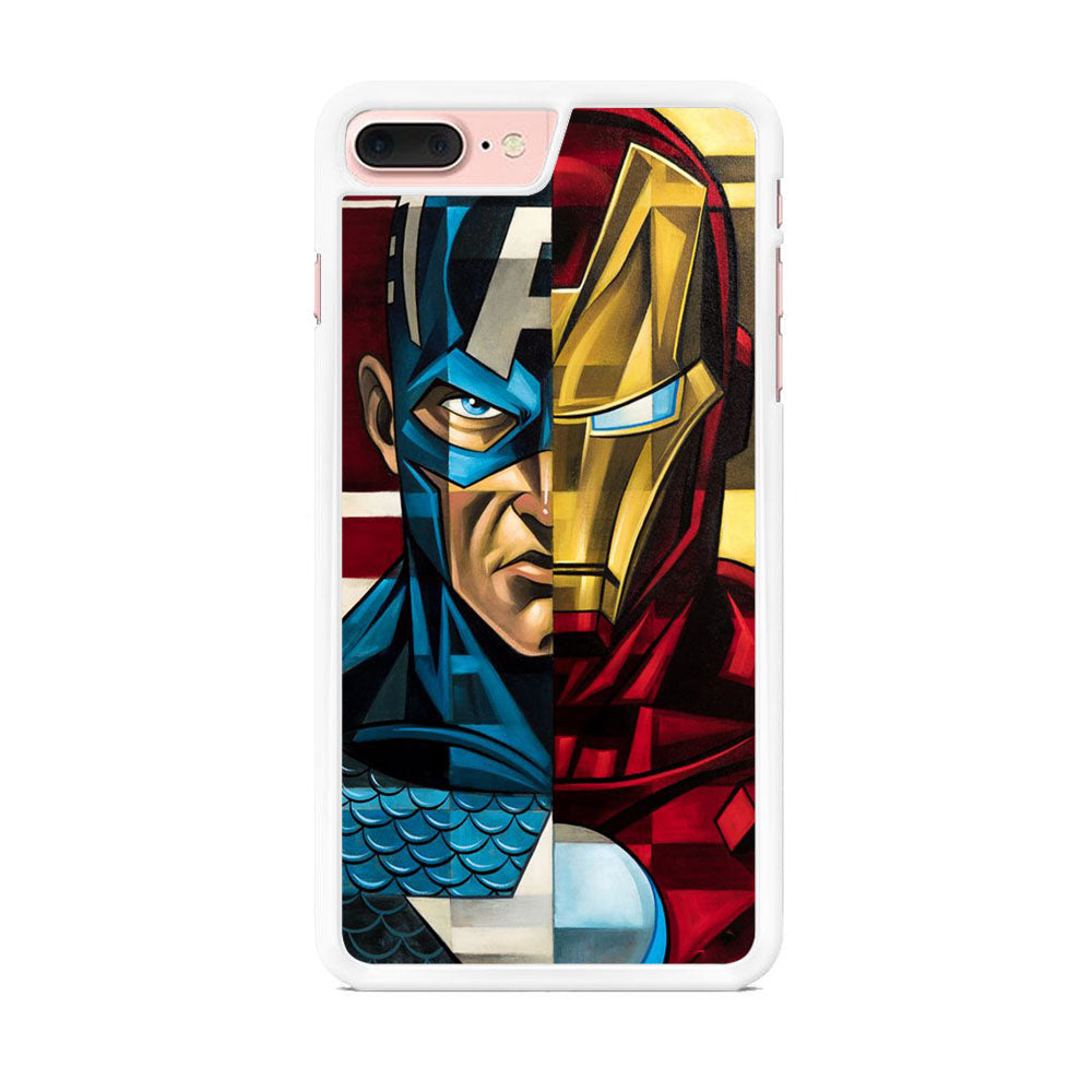 Marvel Iron Man Or Capt America iPhone 8 Plus Case