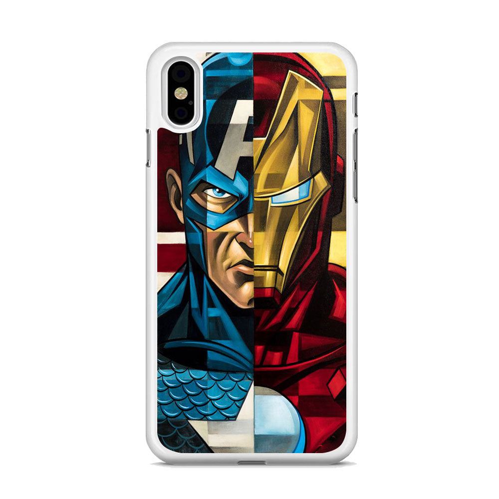 Marvel Iron Man Or Capt America iPhone X Case