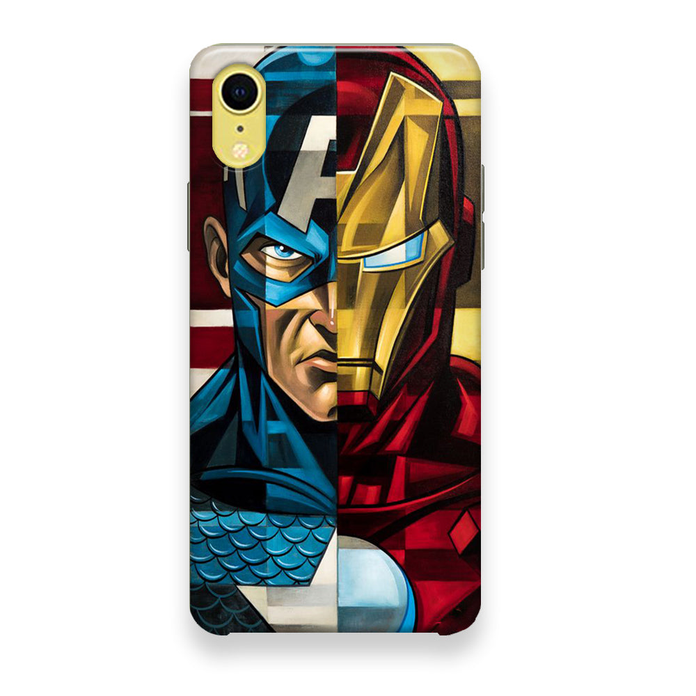 Marvel Iron Man Or Capt America iPhone XR Case