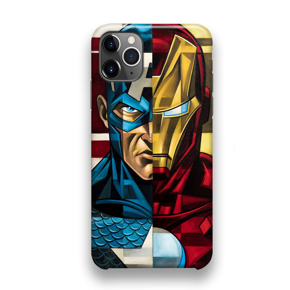 Marvel Iron Man Or Capt America iPhone 11 Pro Case