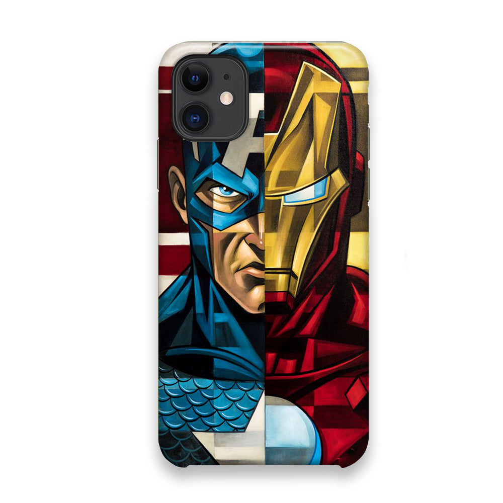 Marvel Iron Man Or Capt America iPhone 11 Case