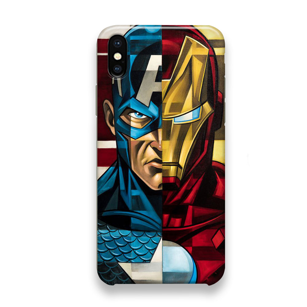 Marvel Iron Man Or Capt America iPhone Xs Case