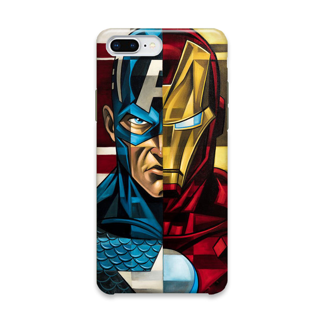 Marvel Iron Man Or Capt America iPhone 7 Plus Case