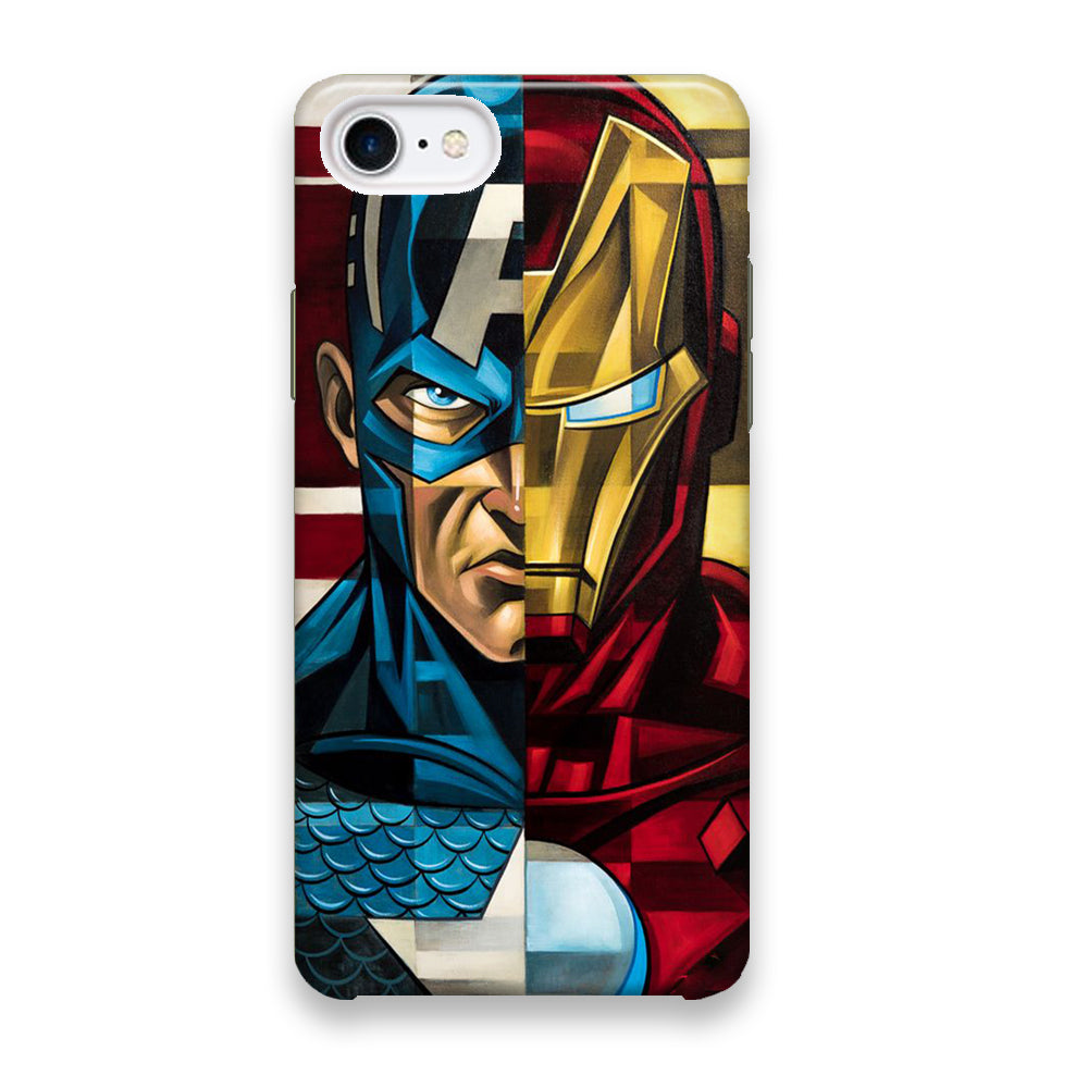 Marvel Iron Man Or Capt America iPhone 7 Case