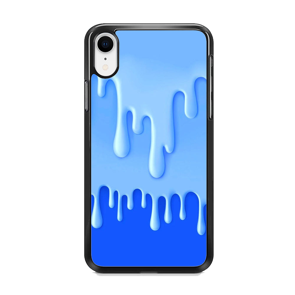 Melted Blue Cream iPhone XR Case