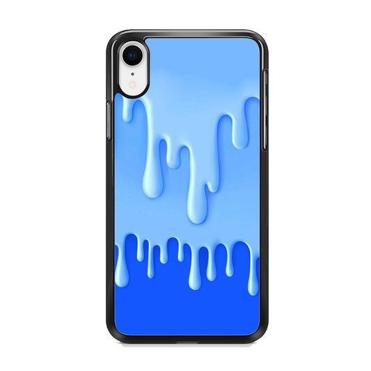 Melted Blue Cream iPhone XR Case