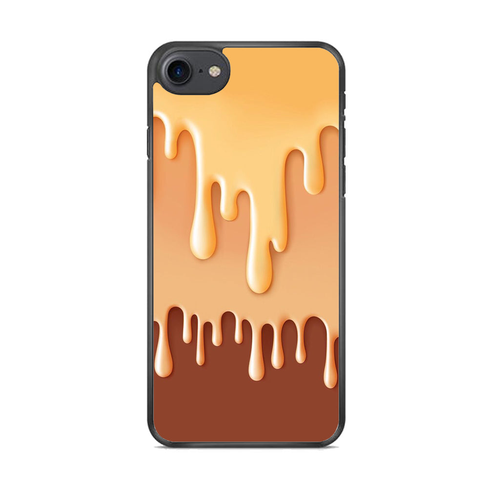 Melted Brown Cream iPhone 7 Case