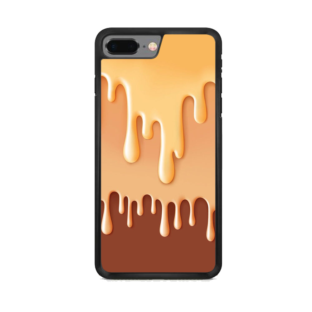 Melted Brown Cream iPhone 7 Plus Case