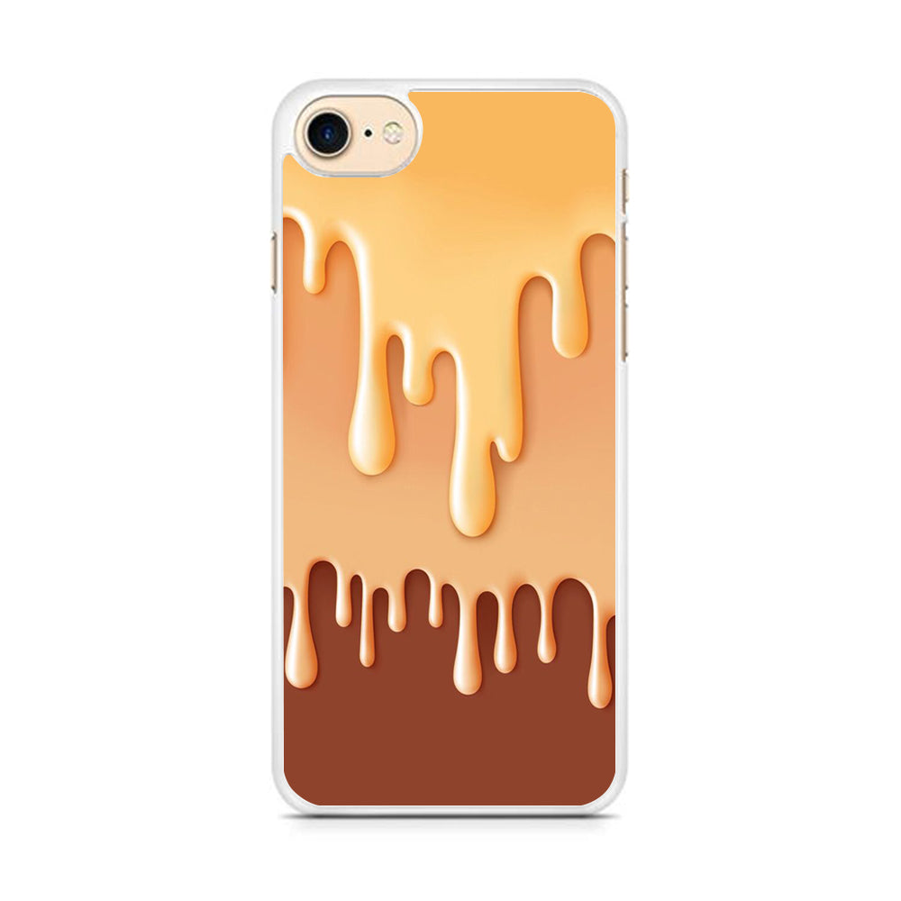 Melted Brown Cream iPhone 7 Case