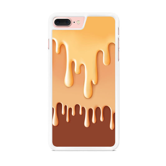 Melted Brown Cream iPhone 7 Plus Case