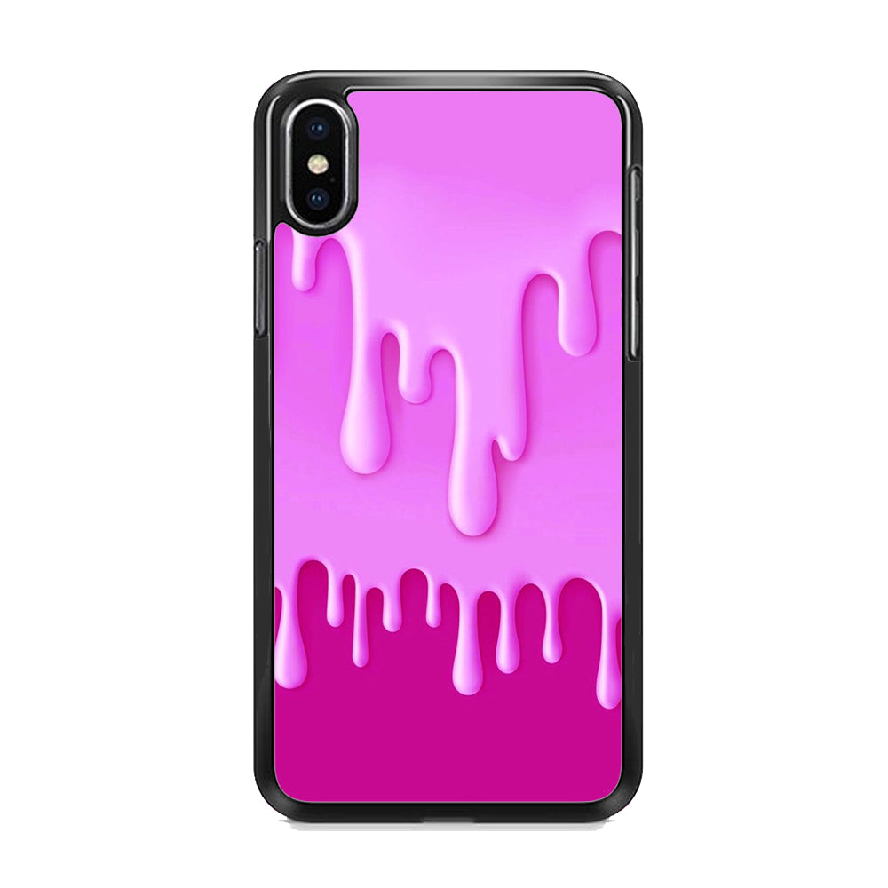 Melted Pink Cream iPhone X Case