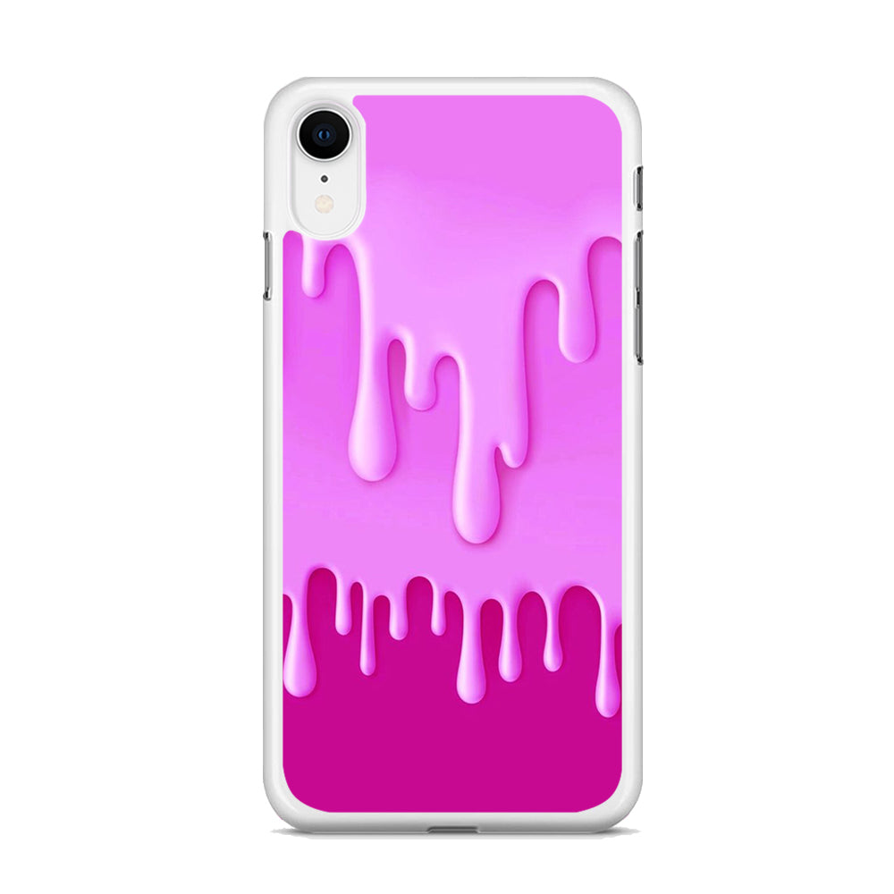 Melted Pink Cream iPhone XR Case