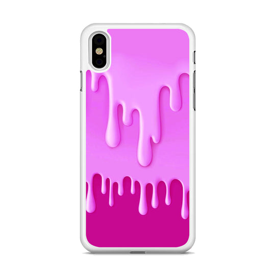 Melted Pink Cream iPhone X Case