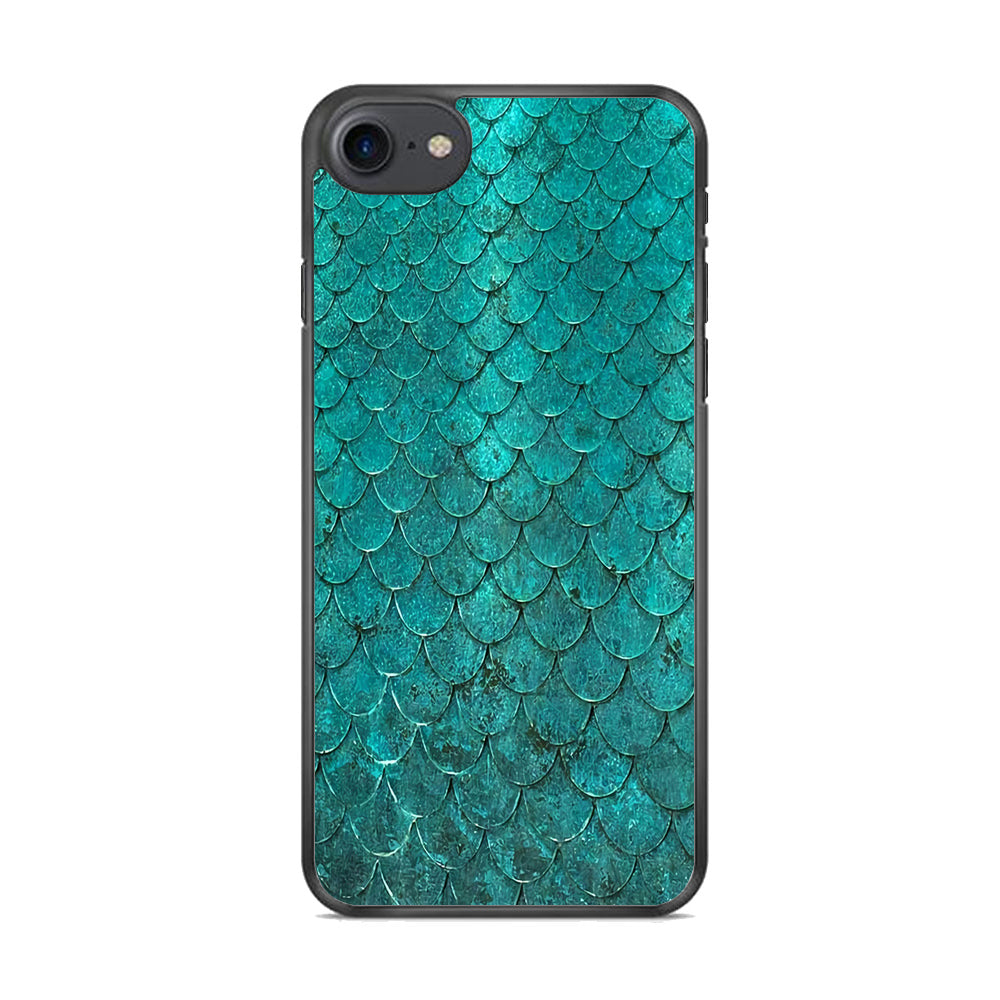 Mermaid Scale Green Luxury iPhone 8 Case