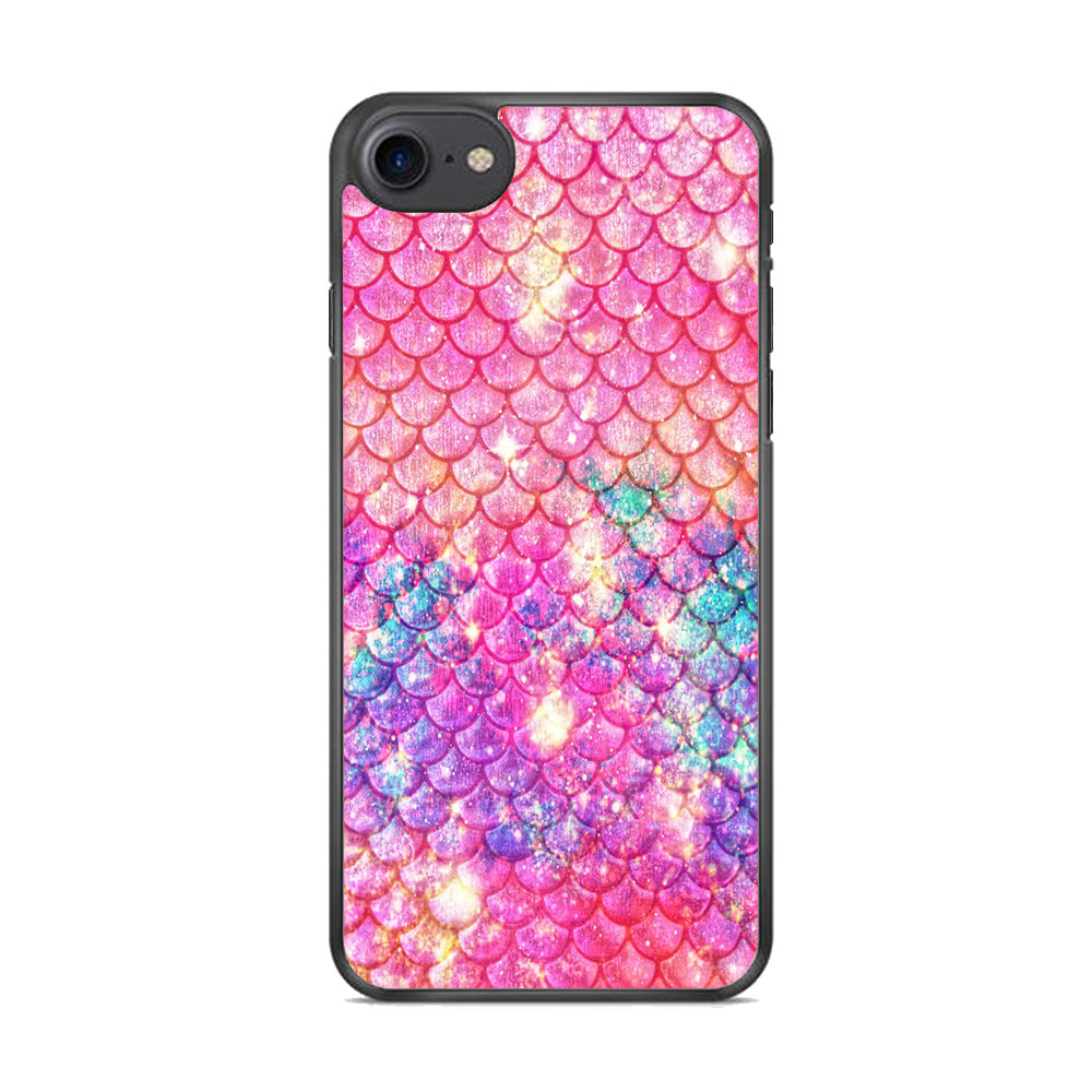 Mermaid Scale Pink Luxury iPhone 8 Case