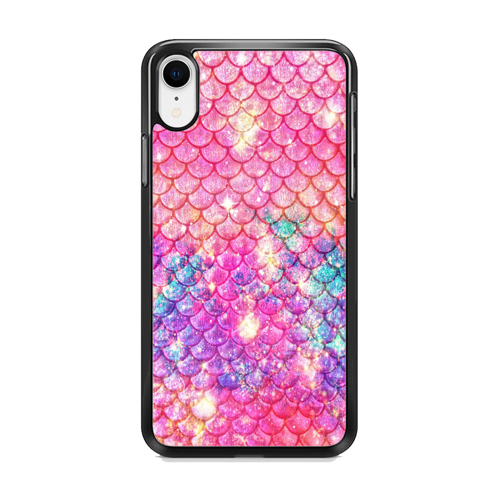 Mermaid Scale Pink Luxury iPhone XR Case