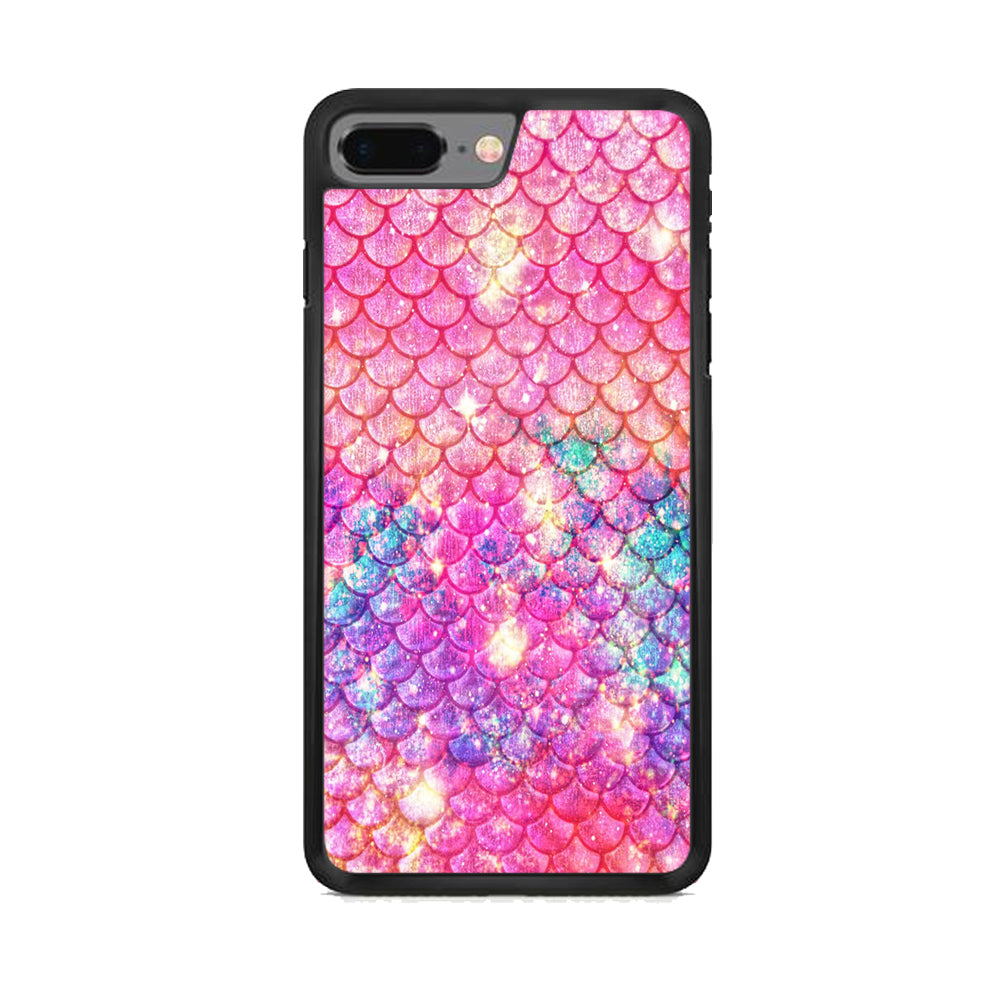 Mermaid Scale Pink Luxury iPhone 7 Plus Case