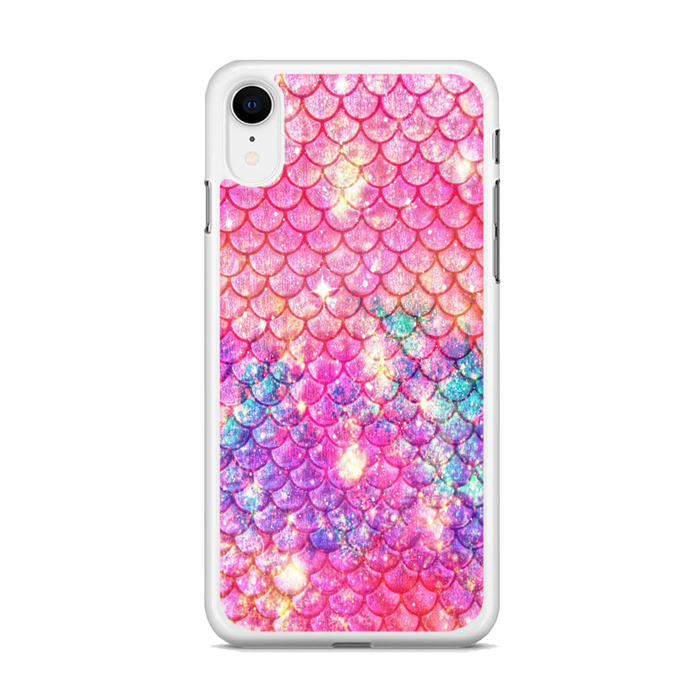 Mermaid Scale Pink Luxury iPhone XR Case