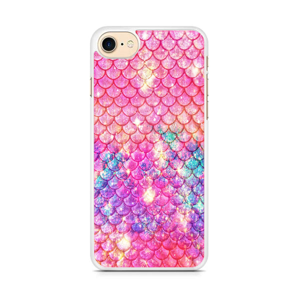 Mermaid Scale Pink Luxury iPhone 8 Case