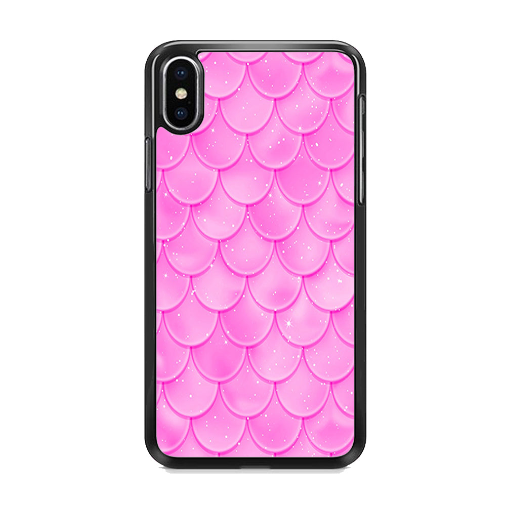 Mermaid Scale Pink Shining iPhone Xs Max Case