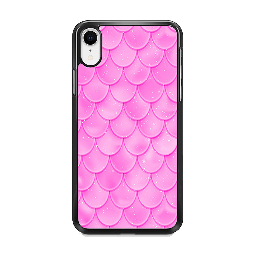 Mermaid Scale Pink Shining iPhone XR Case