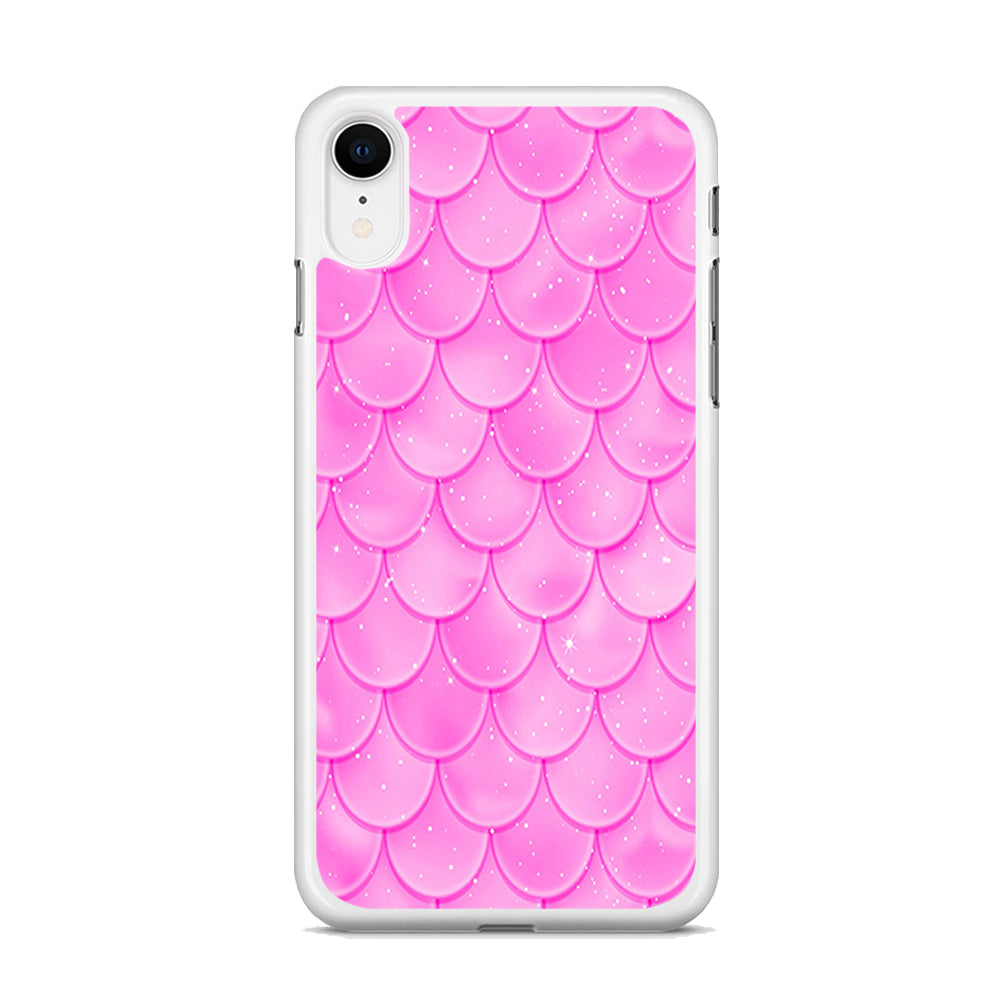 Mermaid Scale Pink Shining iPhone XR Case