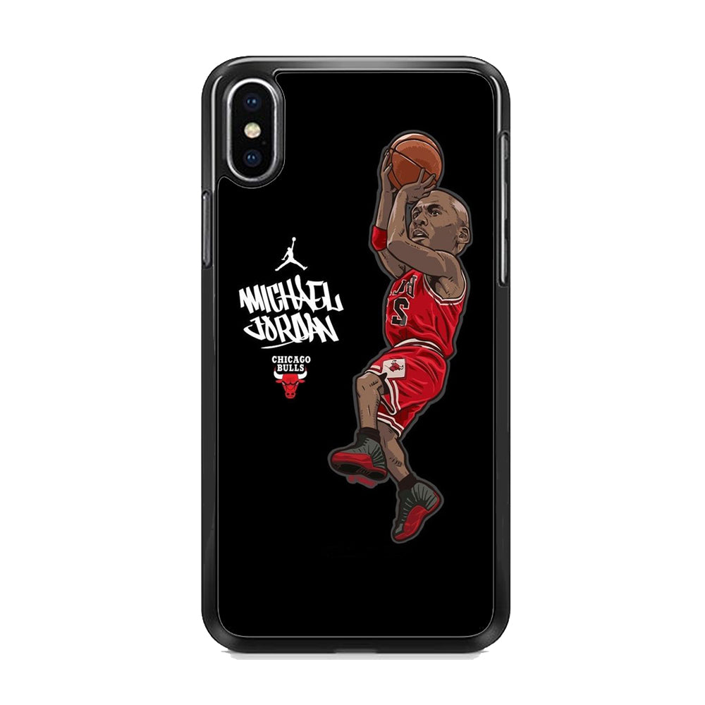 Michael Jordan 004 iPhone X Case