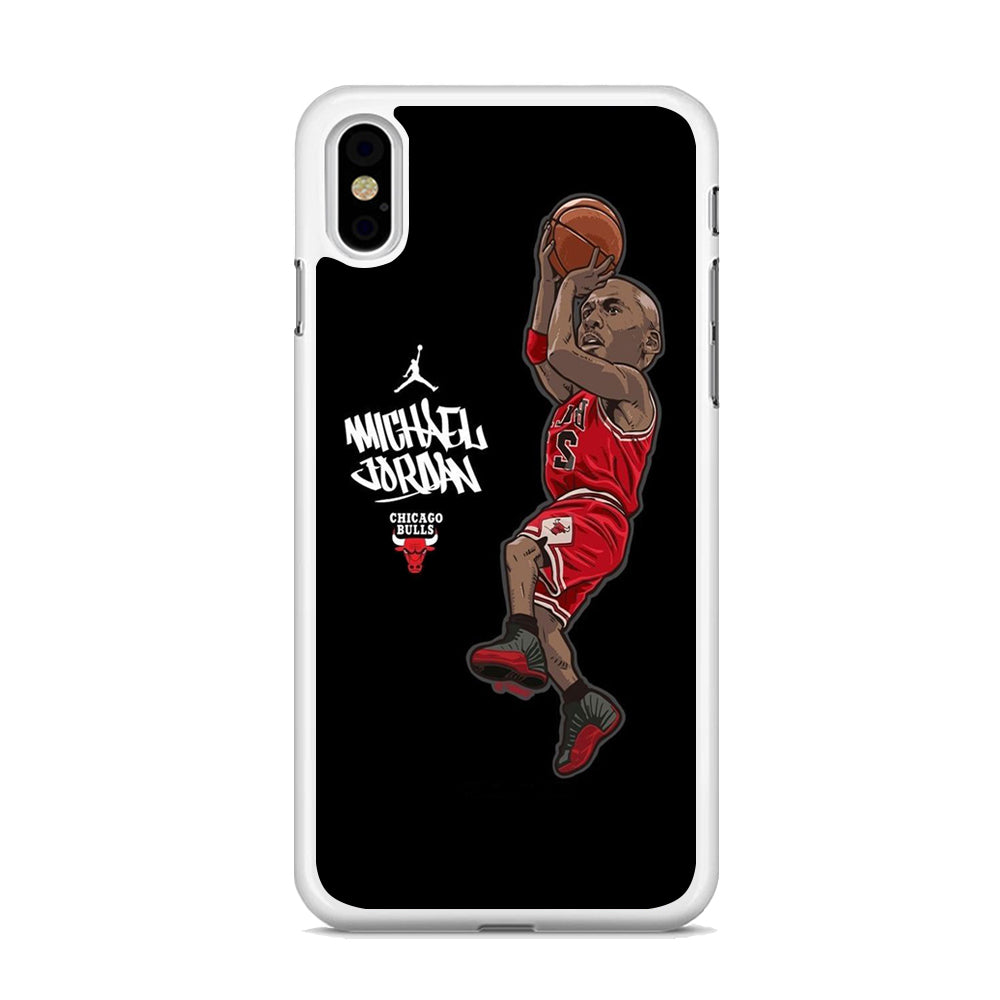 Michael Jordan 004 iPhone X Case