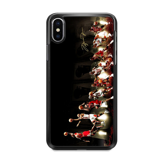 Michael Jordan Slam Dunk iPhone Xs Case