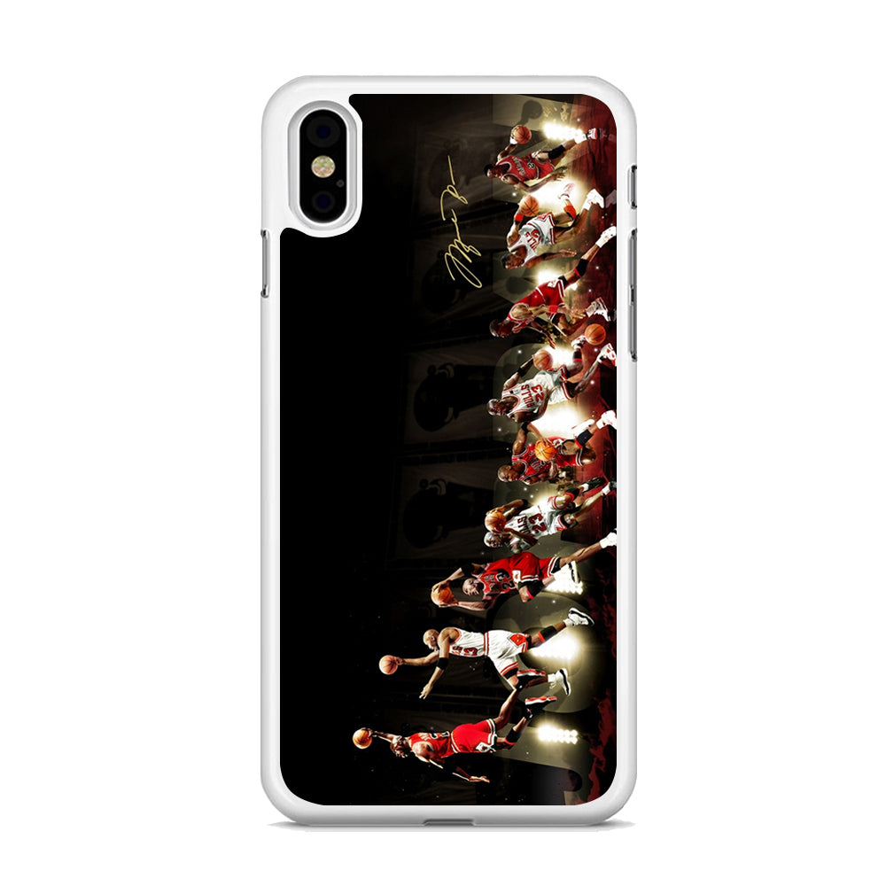 Michael Jordan Slam Dunk iPhone X Case