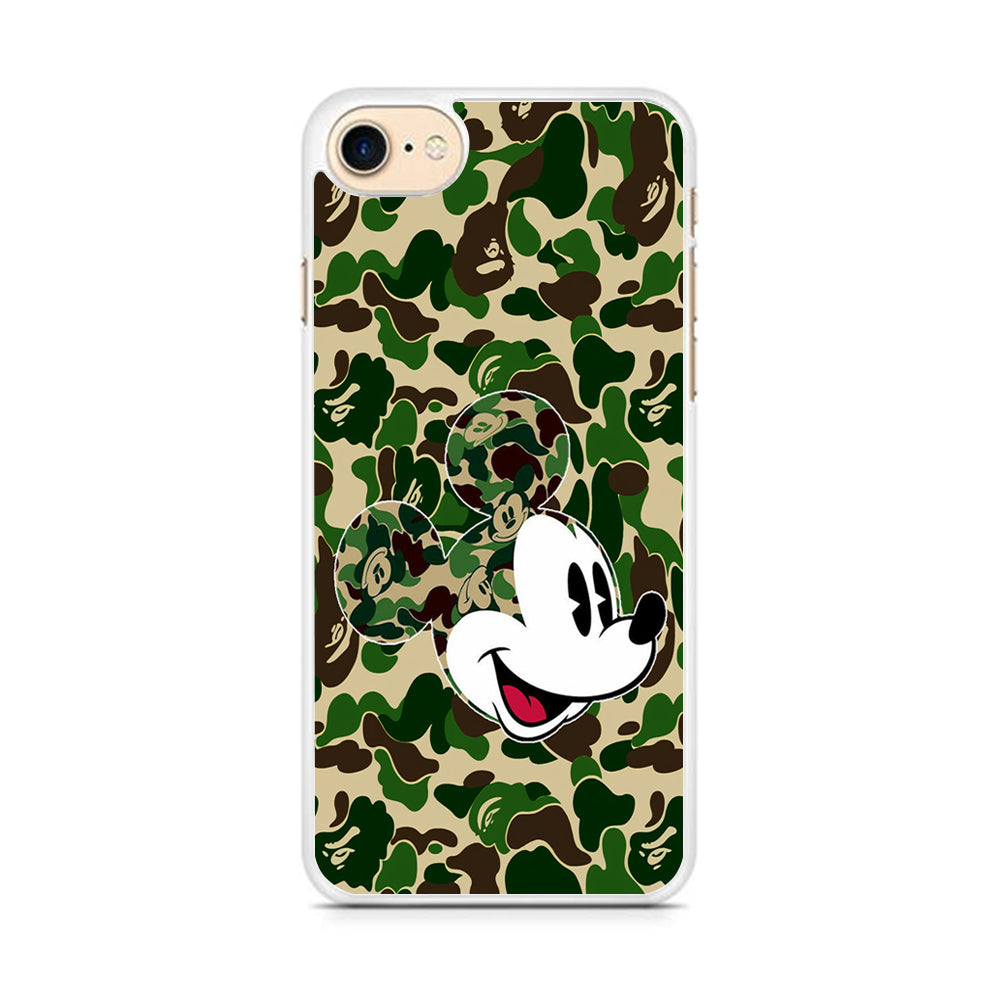 Mickey Mouse Camo Bape iPhone 8 Case