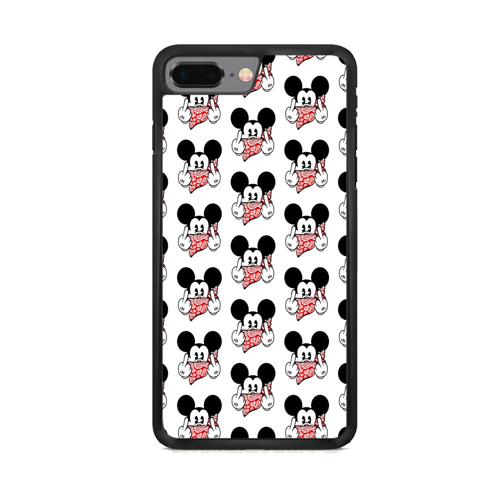 Mickey Mouse Face Doodle iPhone 8 Plus Case