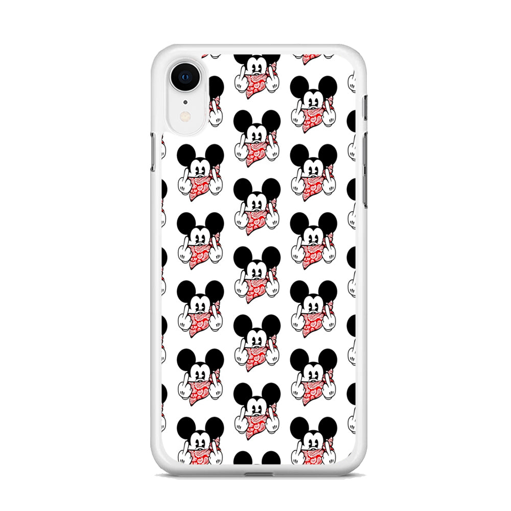 Mickey Mouse Face Doodle iPhone XR Case