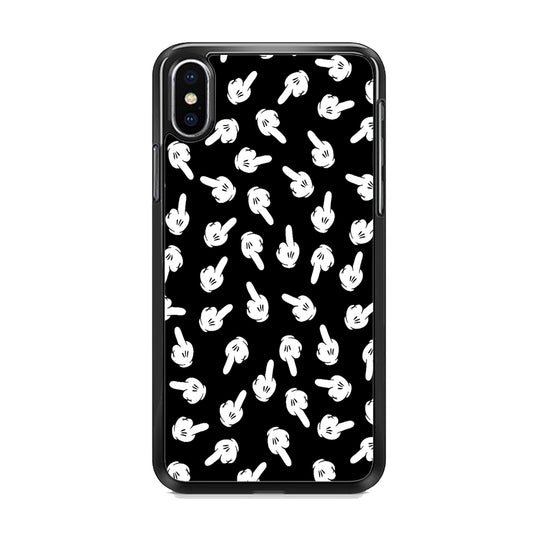 Mickey Mouse Hands iPhone Xs Case