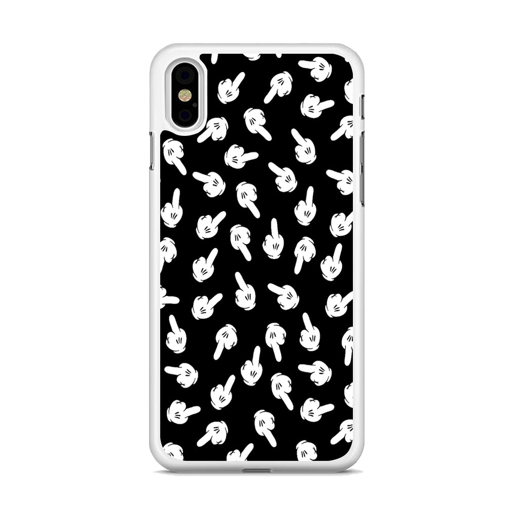 Mickey Mouse Hands  iPhone Xs Max Case