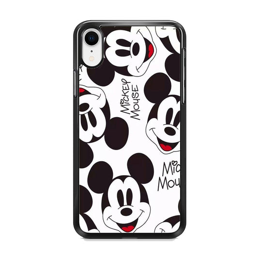 Mickey Mouse White Wallpaper iPhone XR Case