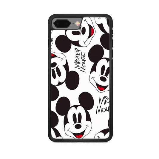 Mickey Mouse White Wallpaper iPhone 7 Plus Case