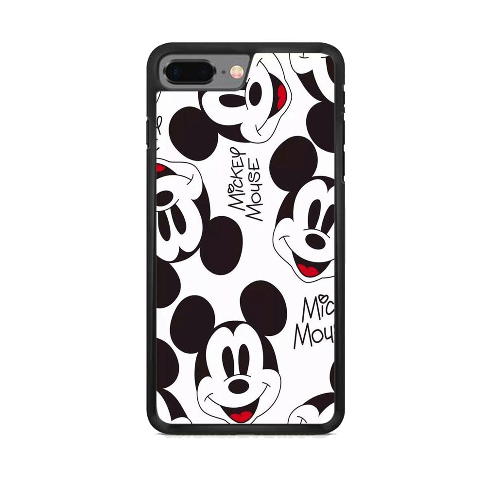 Mickey Mouse White Wallpaper iPhone 8 Plus Case