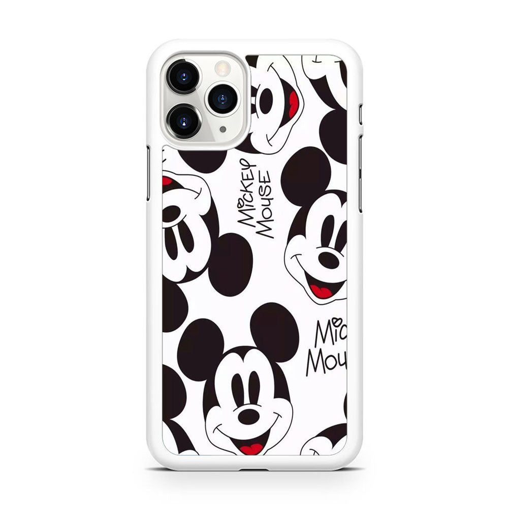 Mickey Mouse White Wallpaper iPhone 11 Pro Case