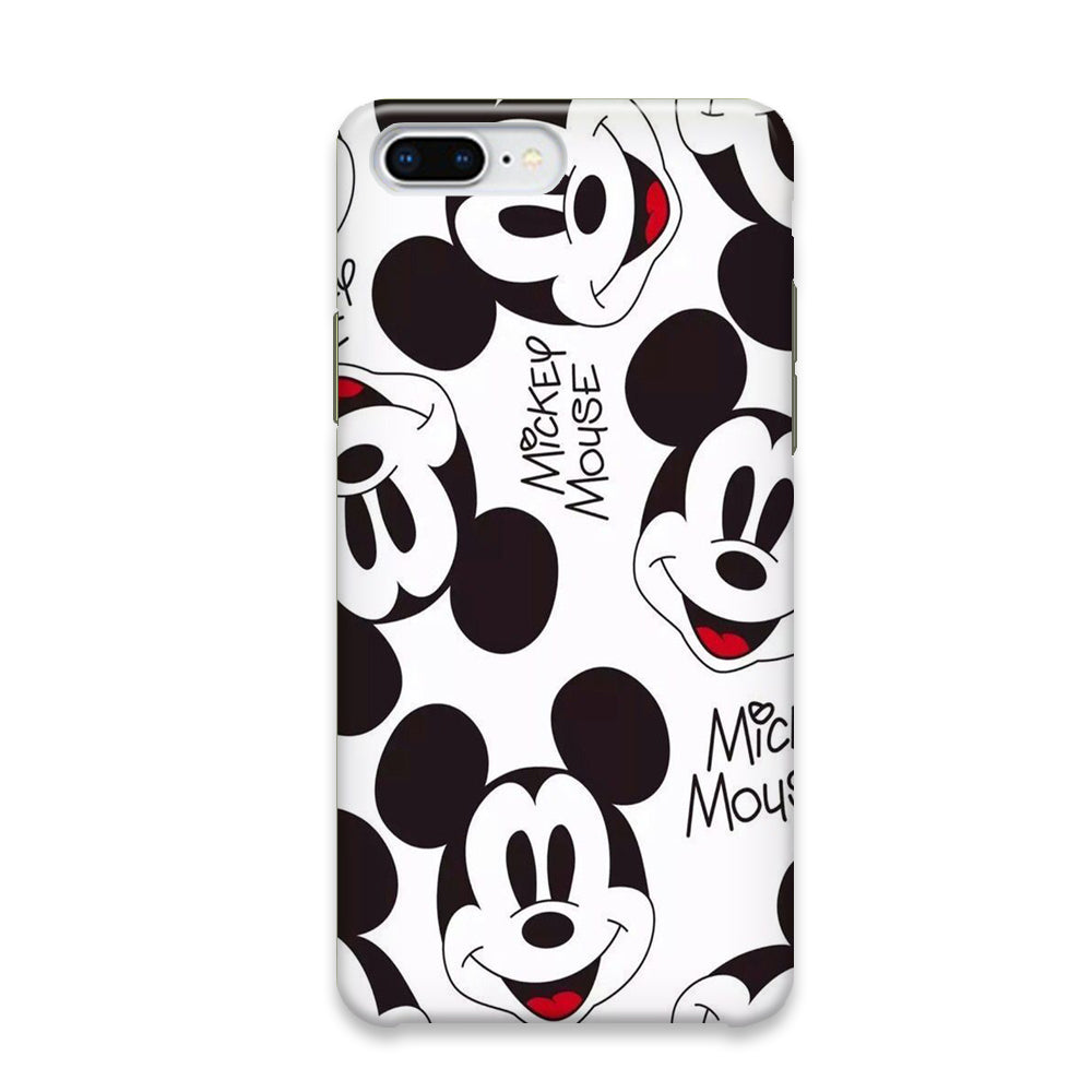 Mickey Mouse White Wallpaper iPhone 7 Plus Case