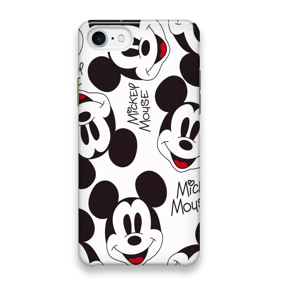 Mickey Mouse White Wallpaper iPhone 8 Case