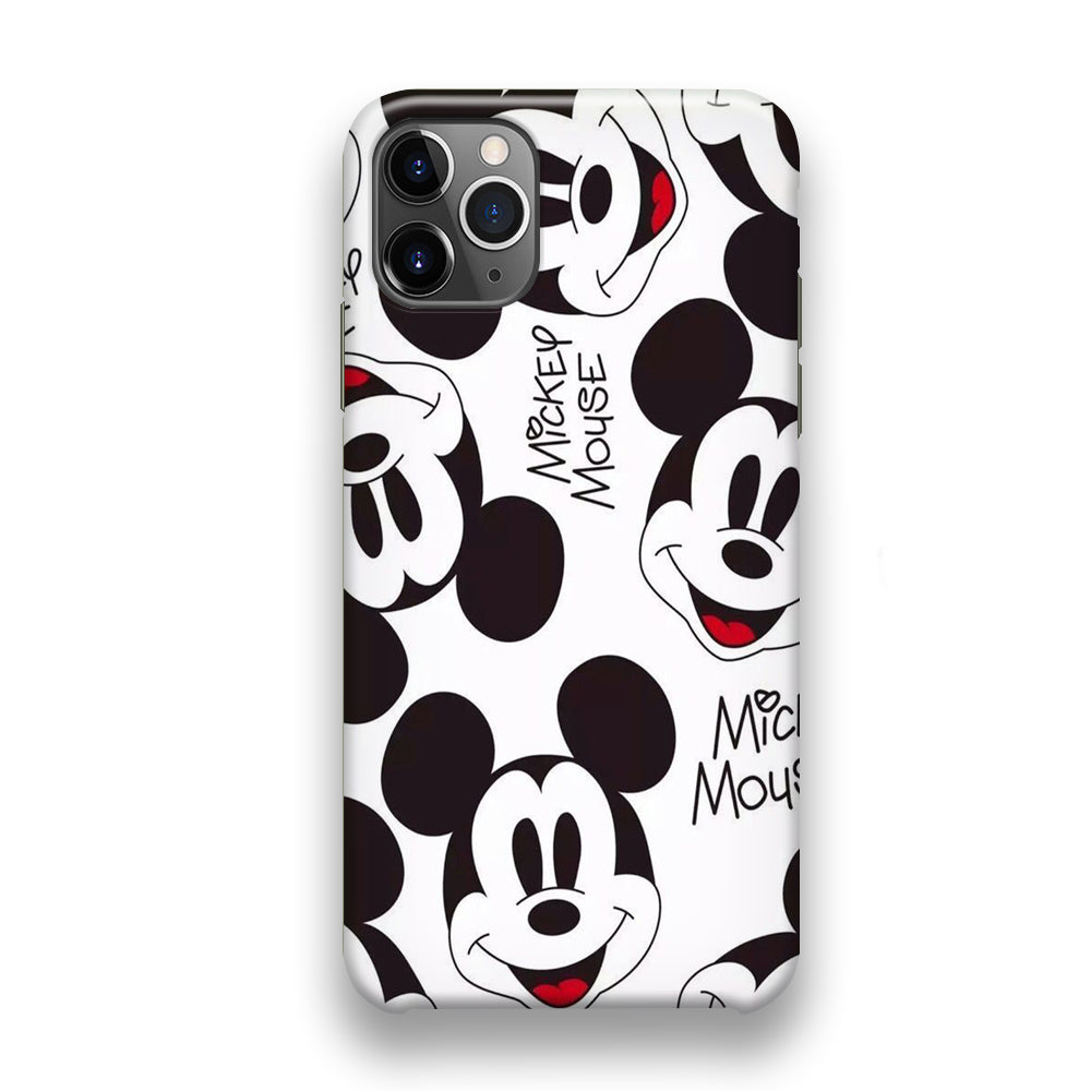 Mickey Mouse White Wallpaper iPhone 11 Pro Case